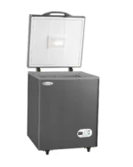 Chest Freezer - Silver -Stainless Steel - 150 L - Image 2